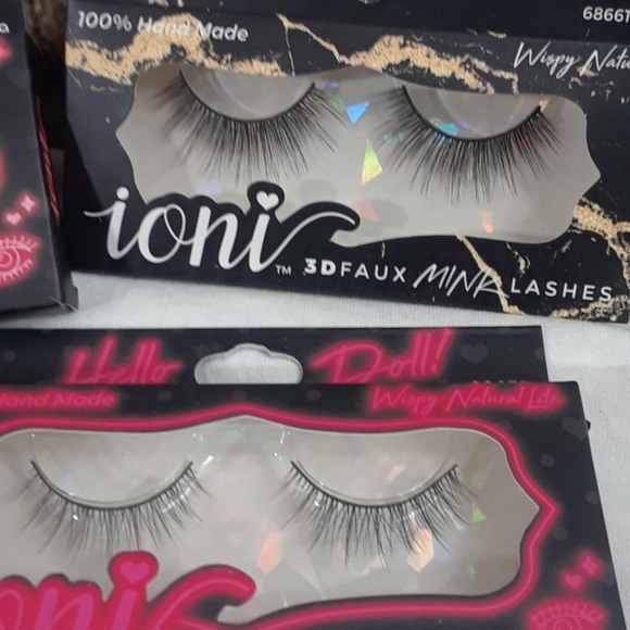 - 3d faux mink lash 3 box lot wispie natural w glue boxed - Picture 9 of 9